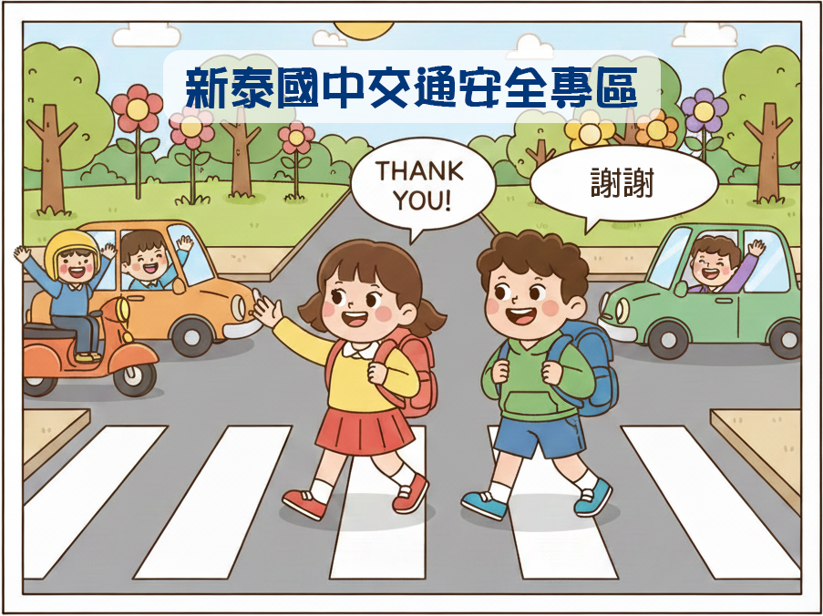 新泰國中交通安全專區